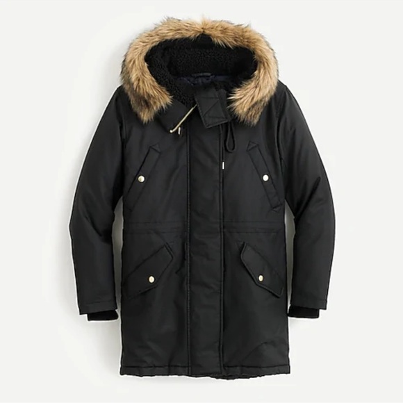 J. Crew Jackets & Blazers - J. Crew Black Womens Parka Size XXS (wears like an XS)